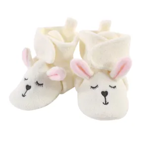 Hudson Baby Cozy Fleece Booties, Modern Bunny